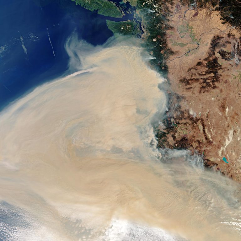 Stunning Satellite Imagery of West Coast Wildfires Shows Portland