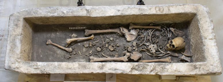 Westminster Abbey Sarcophagus After Debris Removal