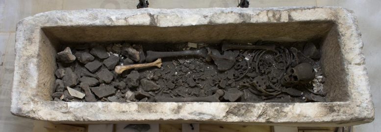 Westminster Abbey Sarcophagus Upon Opening in 2016