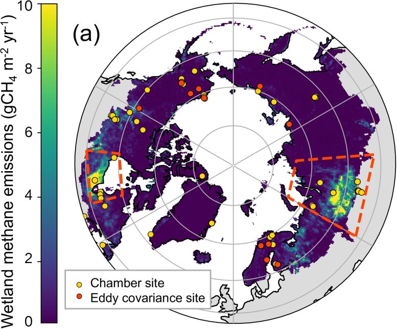 Wetland Methane Hotspots in the Arctic and Boreal Region