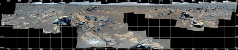 איפה התמדה קדחה ליבות של סלע מאדים