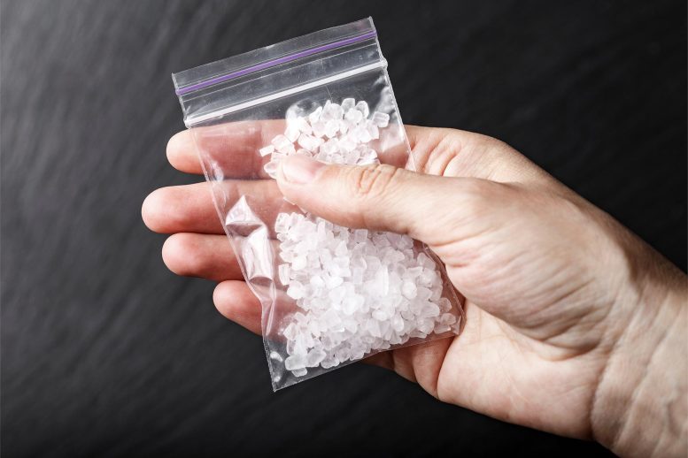 White Crystals Bag Methamphetamine