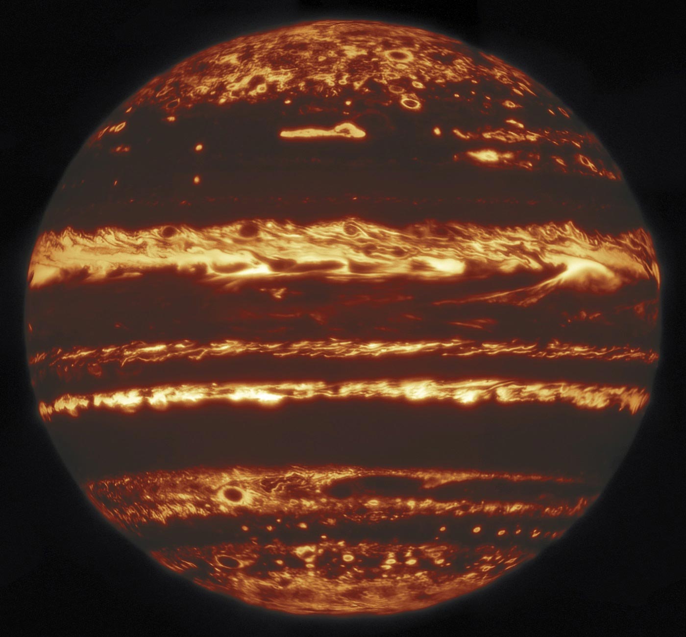 Amazing Look at Jupiter’s Incredible Storms Using Ground and Space