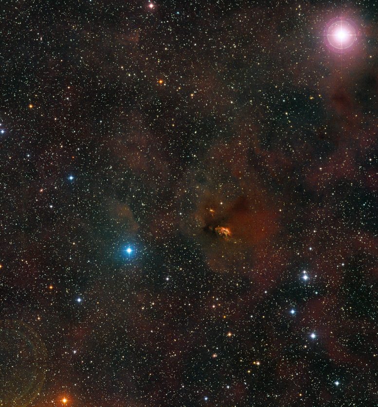 נוף רחב סביב HL Tauri