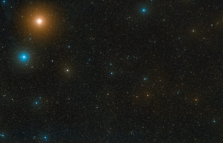 Wide-Field View Around Star HD 135344B