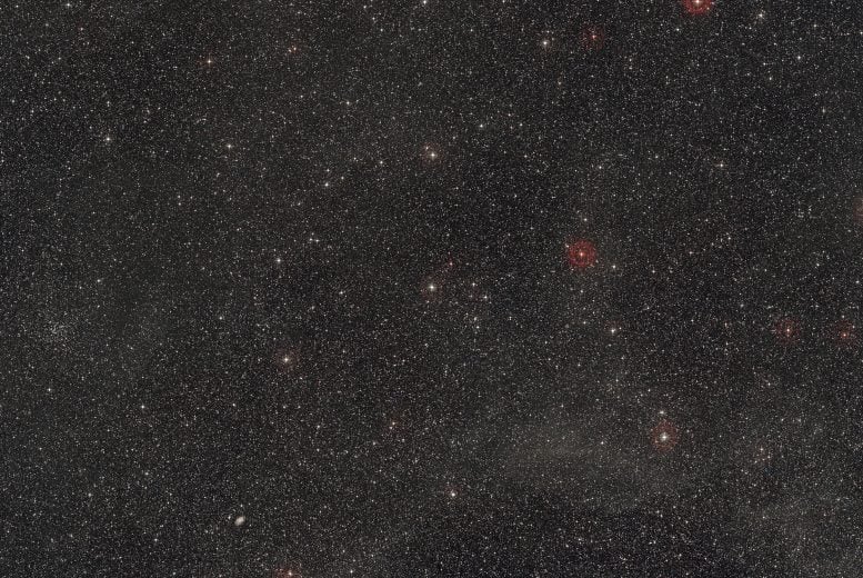 Wide-Field View of the Region of the Sky Where HD101584 Is Located