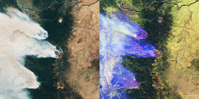 Wildfires Over Oregon