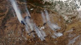 Wildfires and Smoke in Siberia April 2021
