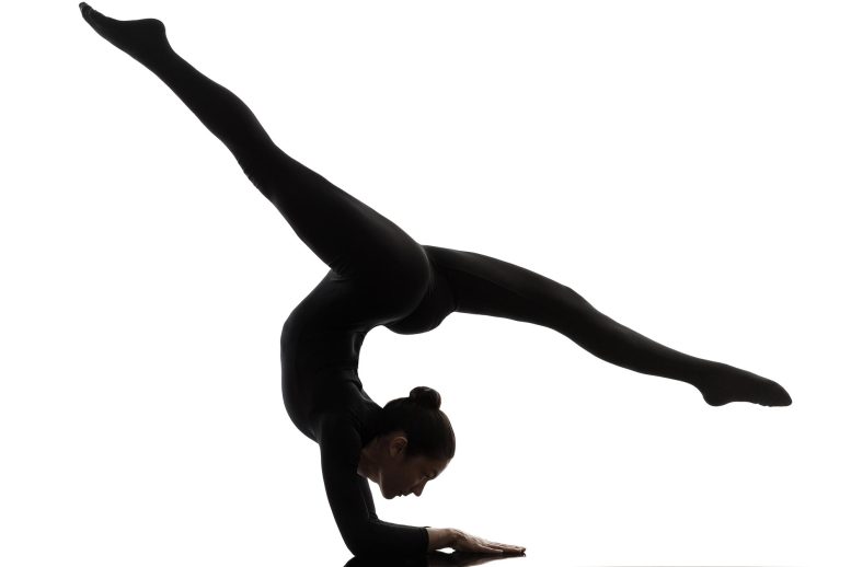 Woman Contortionist Flexible Yoga