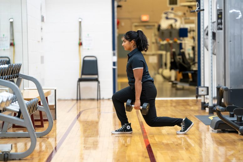 Woman Exercising McMaster University