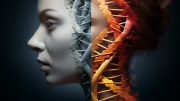 Woman Genetics Schizophrenia Mental Health Concept