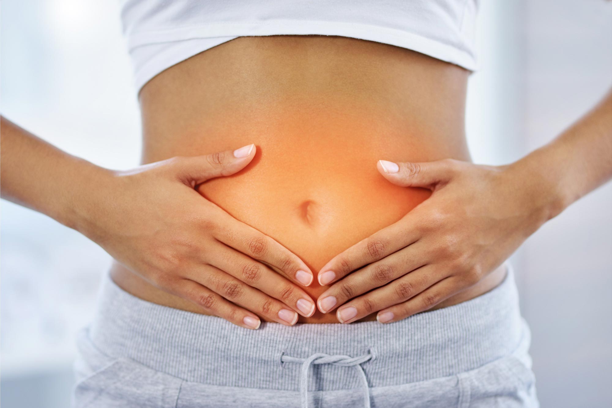 Woman Gut Digestion Health