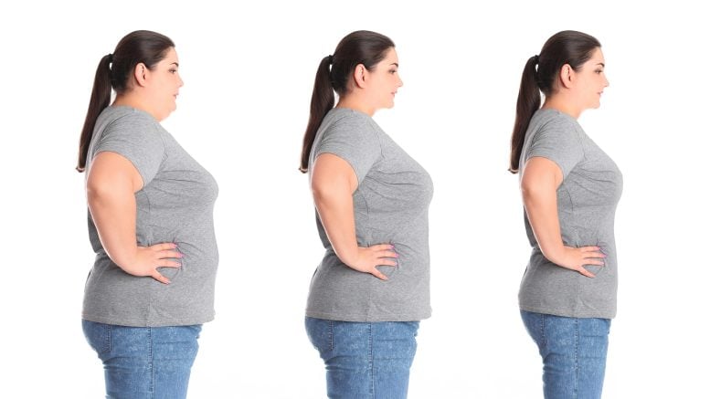 Woman Weight Loss Image Series