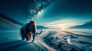 Woolly Mammoth in Snow Concept Art