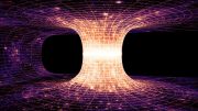 Wormhole Universe Astrophysics Concept