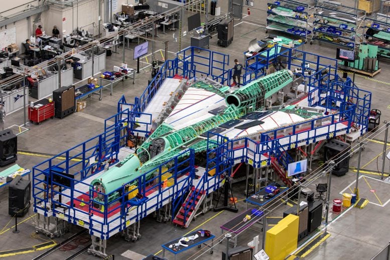 X-59 Assembly at Lockheed Martin Skunk Works