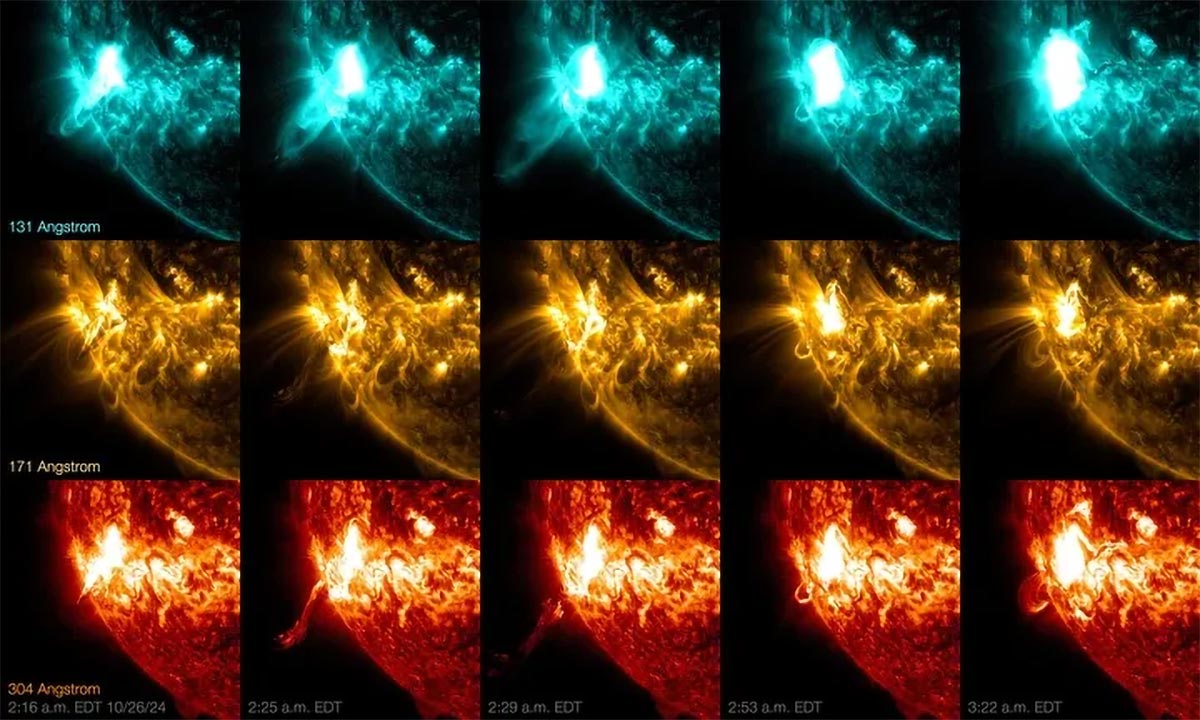 X1.8 Flare Unleashed: NASA Captures Powerful Solar Eruption