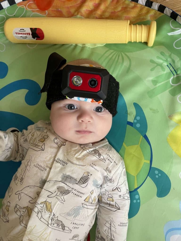 Young Baby Head Camera