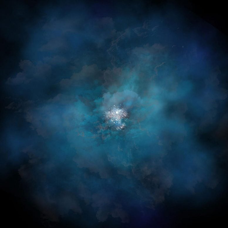 Young Galaxy Halo Offers Clues To Growth And Evolution