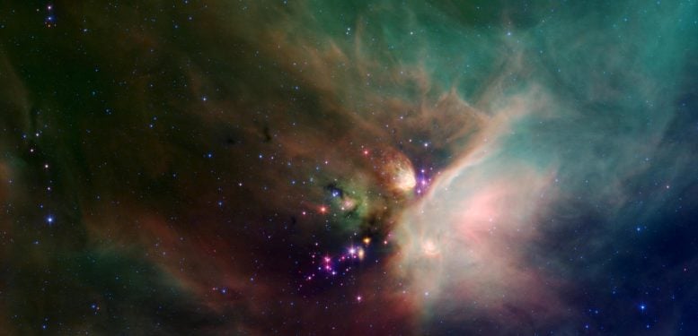 Young Stars in Their Baby Blanket of Dust