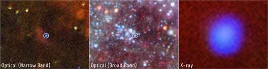 area around SN 1957D in M83