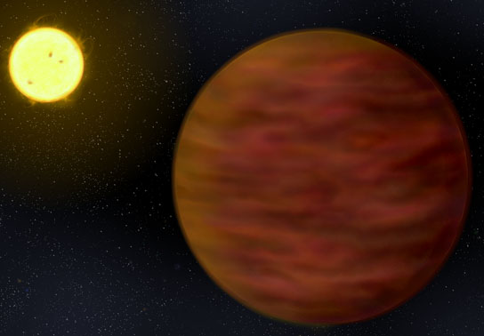 artist’s impression shows BD+01 2920B in the foreground
