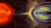 artist's rendition of Earth's magnetosphere