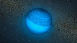 artist's impression of the free-floating planet