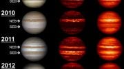 changes roiling the atmosphere of Jupiter