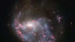 circle-of-bright-pink-nebulae-skirts-around-a-spiral-galaxy-NGC-922