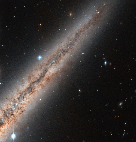 close-up of NGC 891