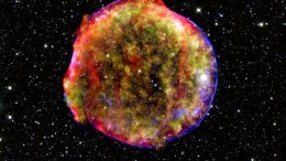 composite image of the Tycho supernova