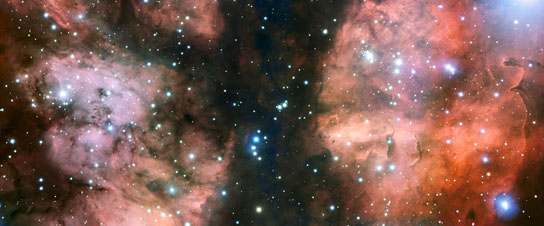 detailed image of the stellar nursery called NGC 6357
