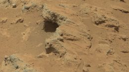 evidence of an ancient flowing stream on Mars