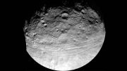 extensive system of troughs encircles Vesta's equatorial region
