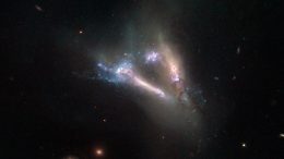 Flying V is a Pair of Interacting Galaxies Known as IC 2184