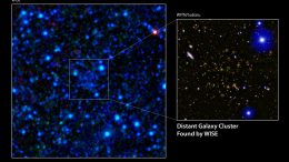 galaxy cluster 7.7 billion light-years away