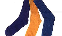 inhibit microbial growth in cotton socks, T-shirts and other clothes using silver particles
