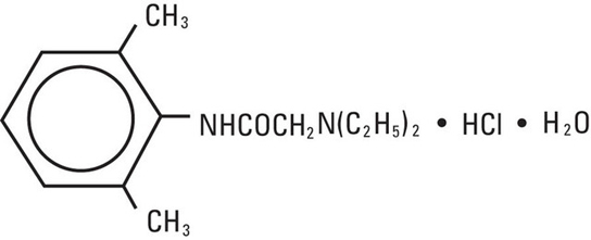 lidocaine-formula