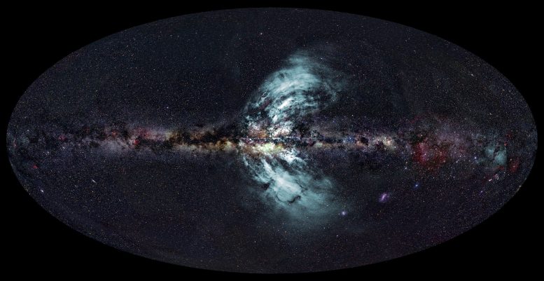 outflows of charged particles from the center of our Galaxy