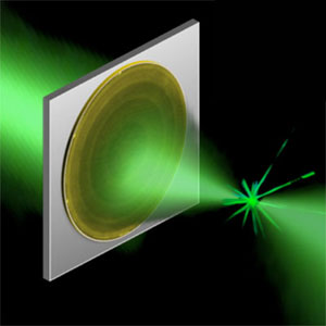 ultrathin, flat lens focuses light without imparting the optical distortions of conventional lenses