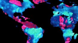 visualization of global groundwater depletion