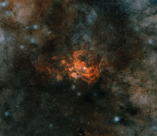 Wide-field view of the area of NGC 6357
