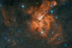 Digitized Sky Survey Image of Eta Carinae Nebula
