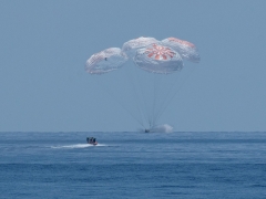 SpaceX Demo-2 Landing (NHQ202008020018)