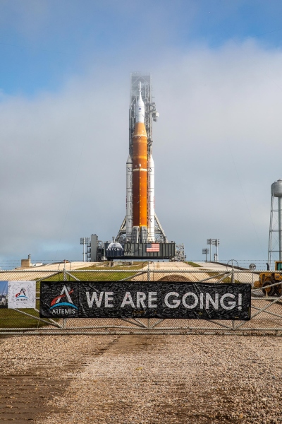Artemis I Moon Rocket Arrives at Launch Pad