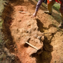 Cretaceous Footprint Found on Goddard Campus