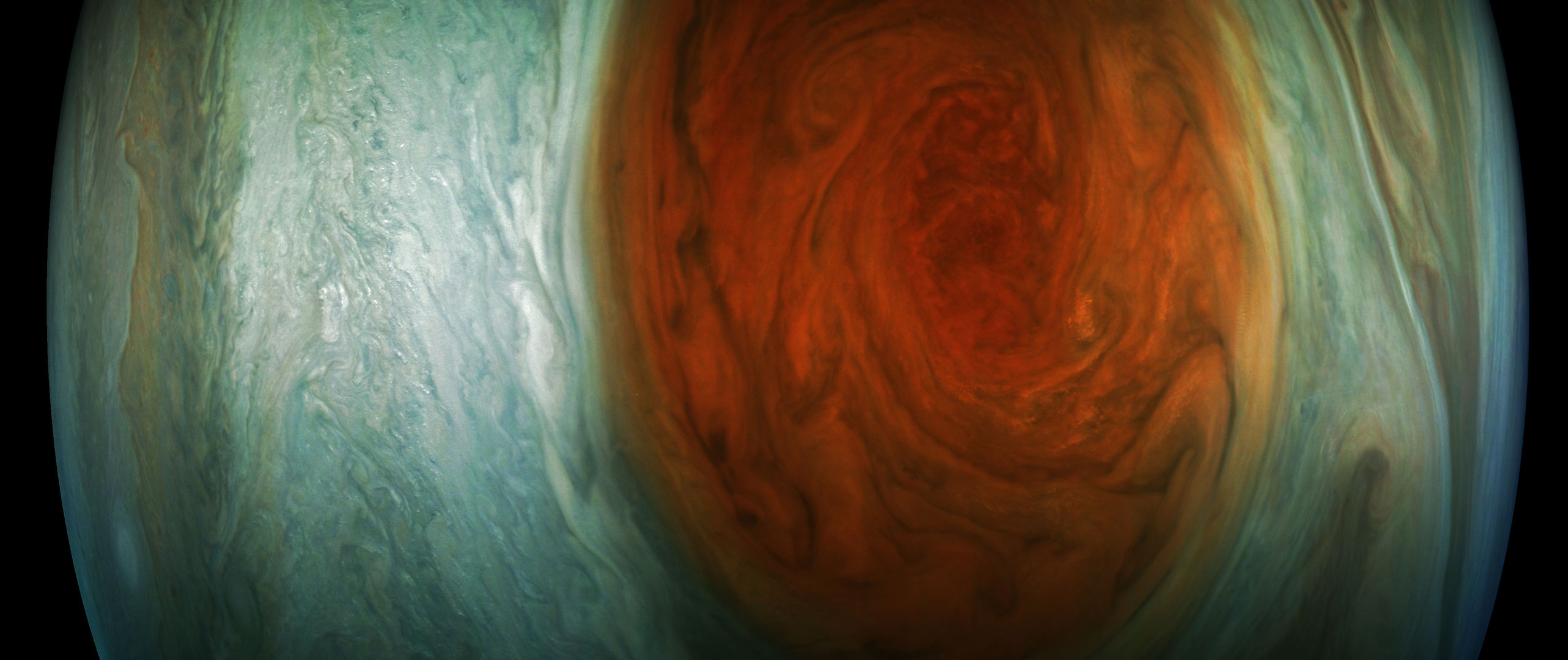 New Images from Juno's Recent Flyby of Jupiter’s Great Red ...
